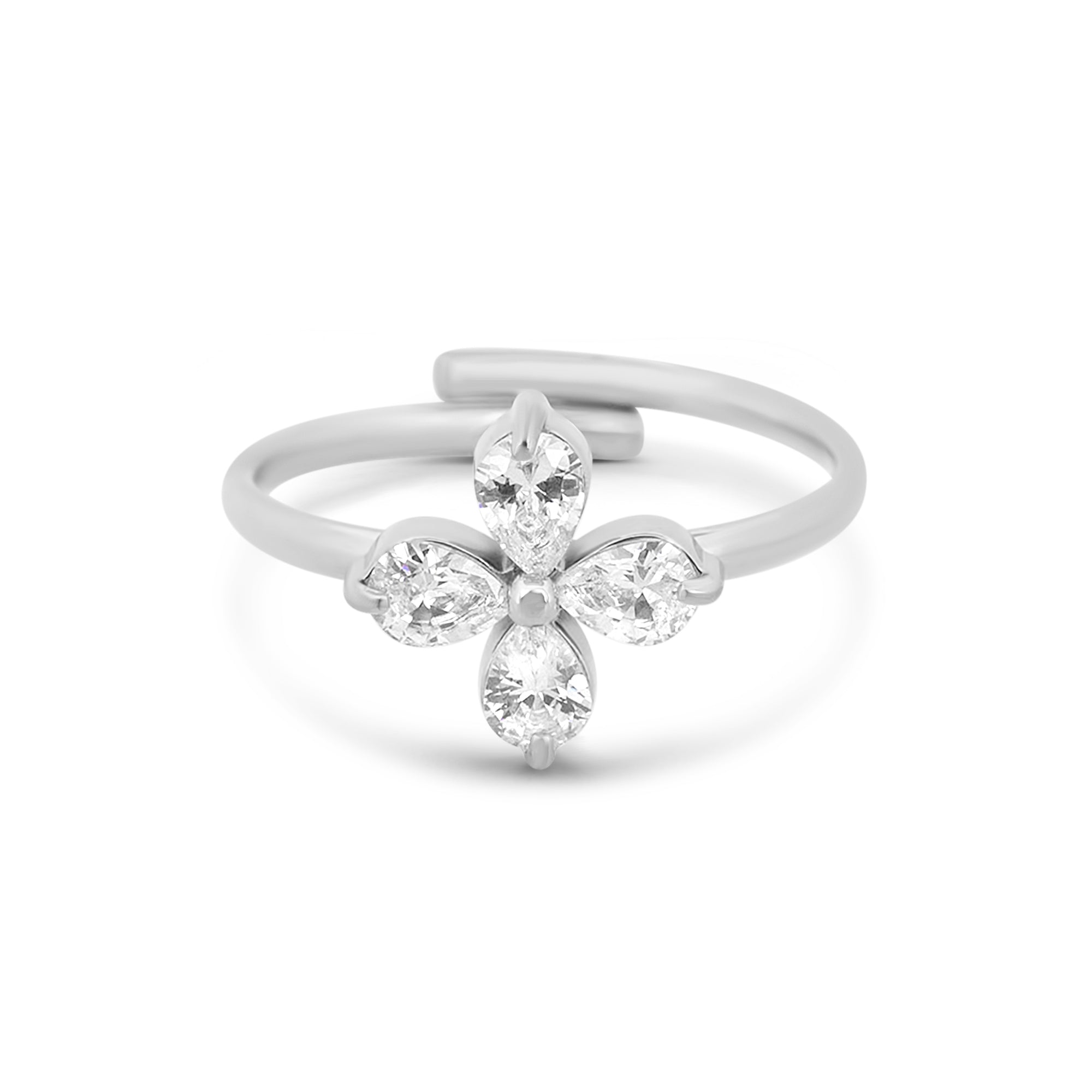 Satin Flower Ring
