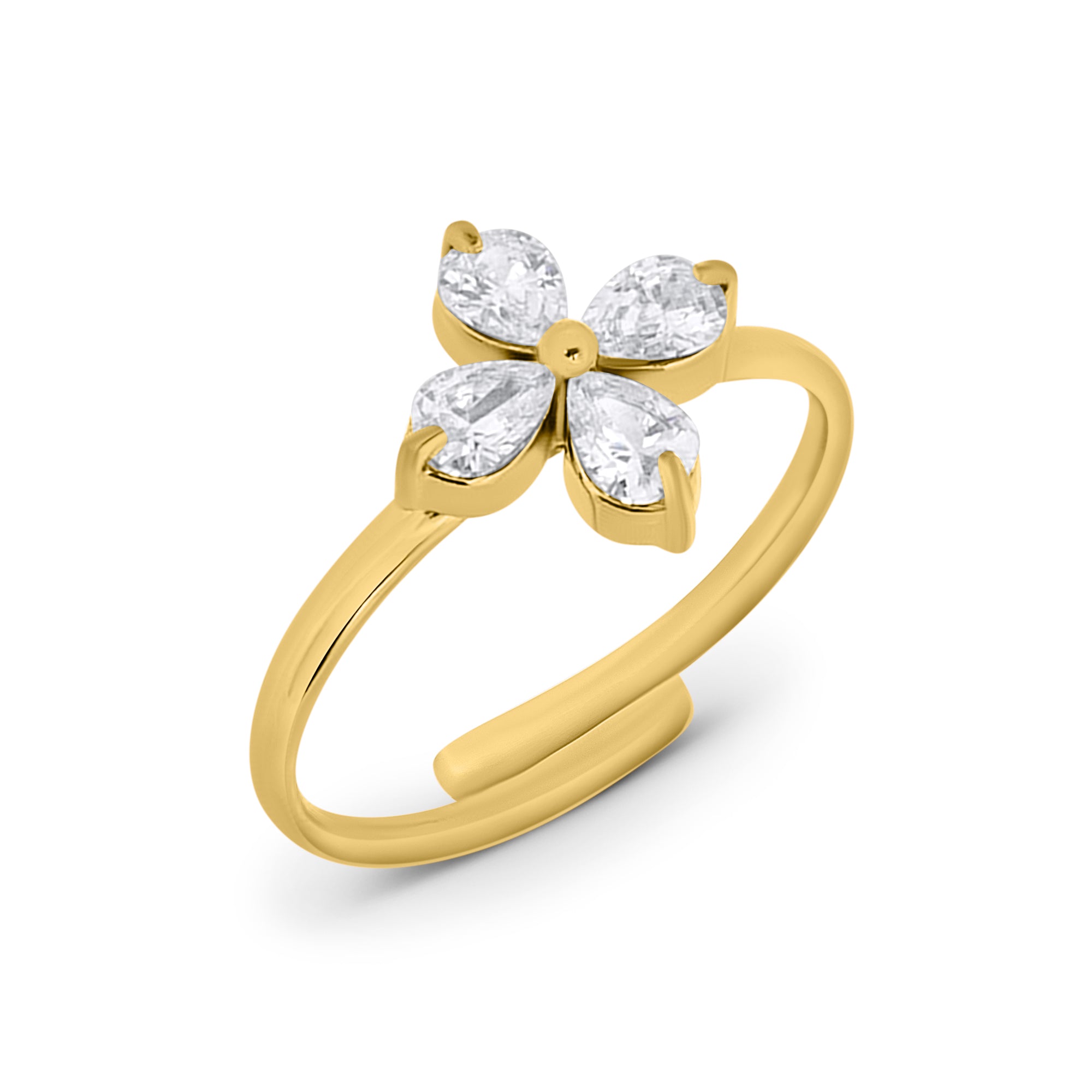 Satin Flower Ring