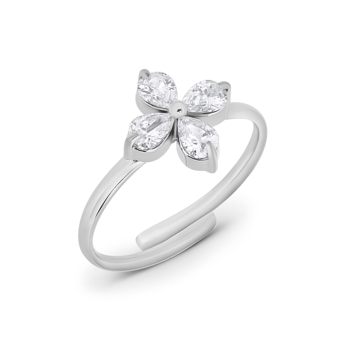 Satin Flower Ring