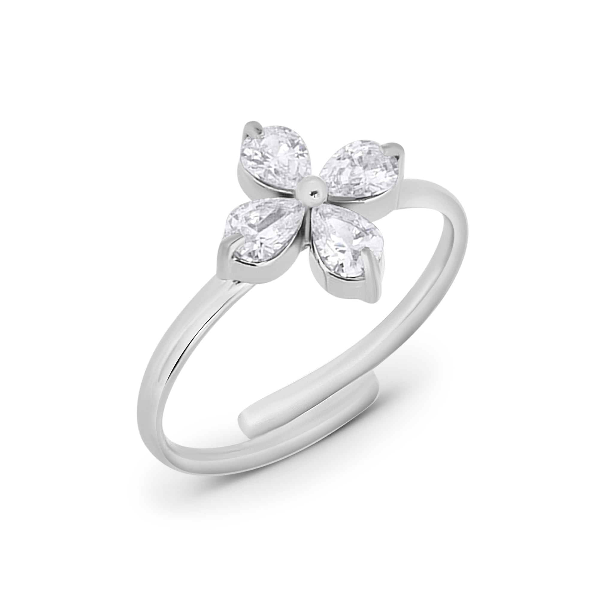 Satin Flower Ring