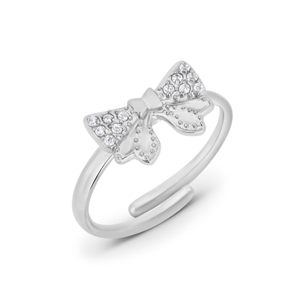 Bague ruban nacré