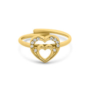 Opal Heart Ring
