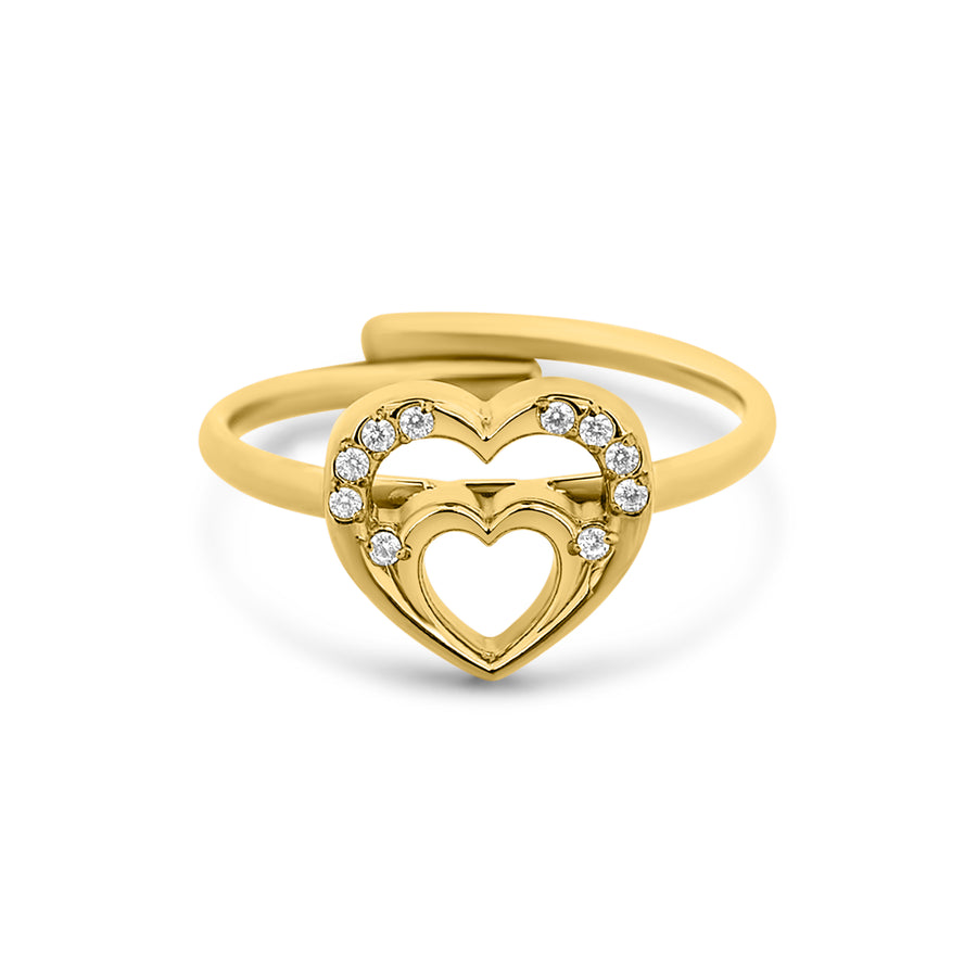 Bague Coeur Opale