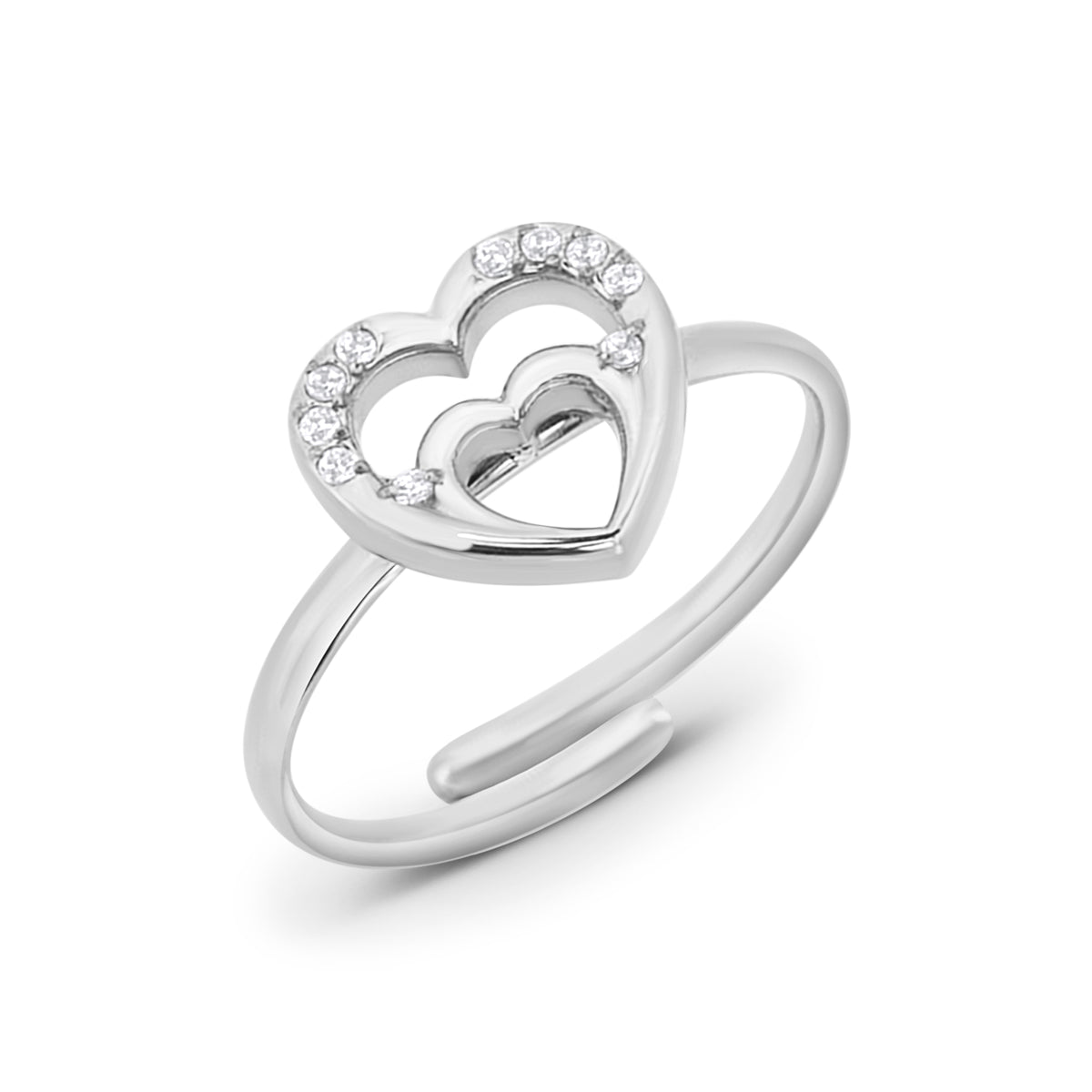 Bague Coeur Opale