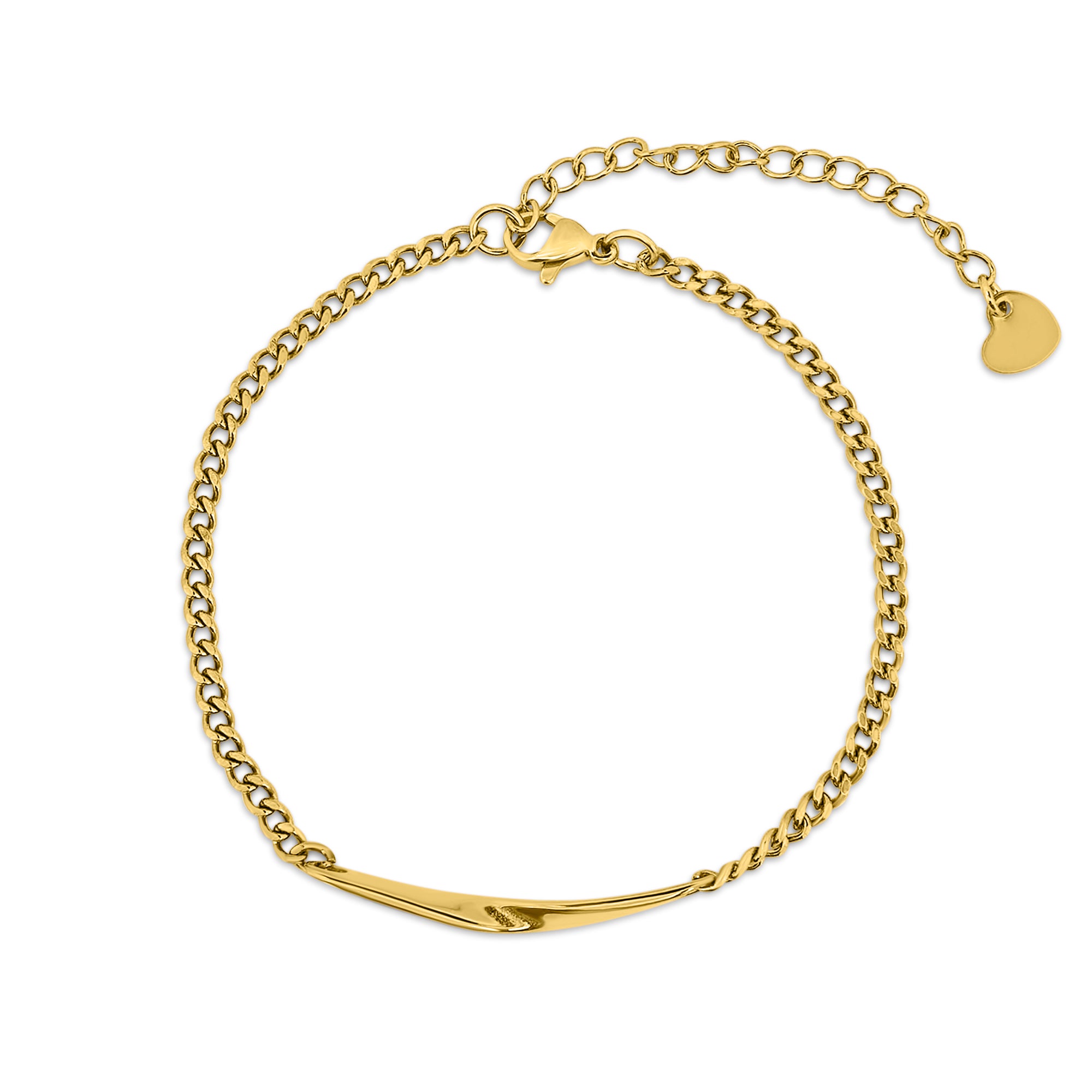 Wave Damen Gravur Armband