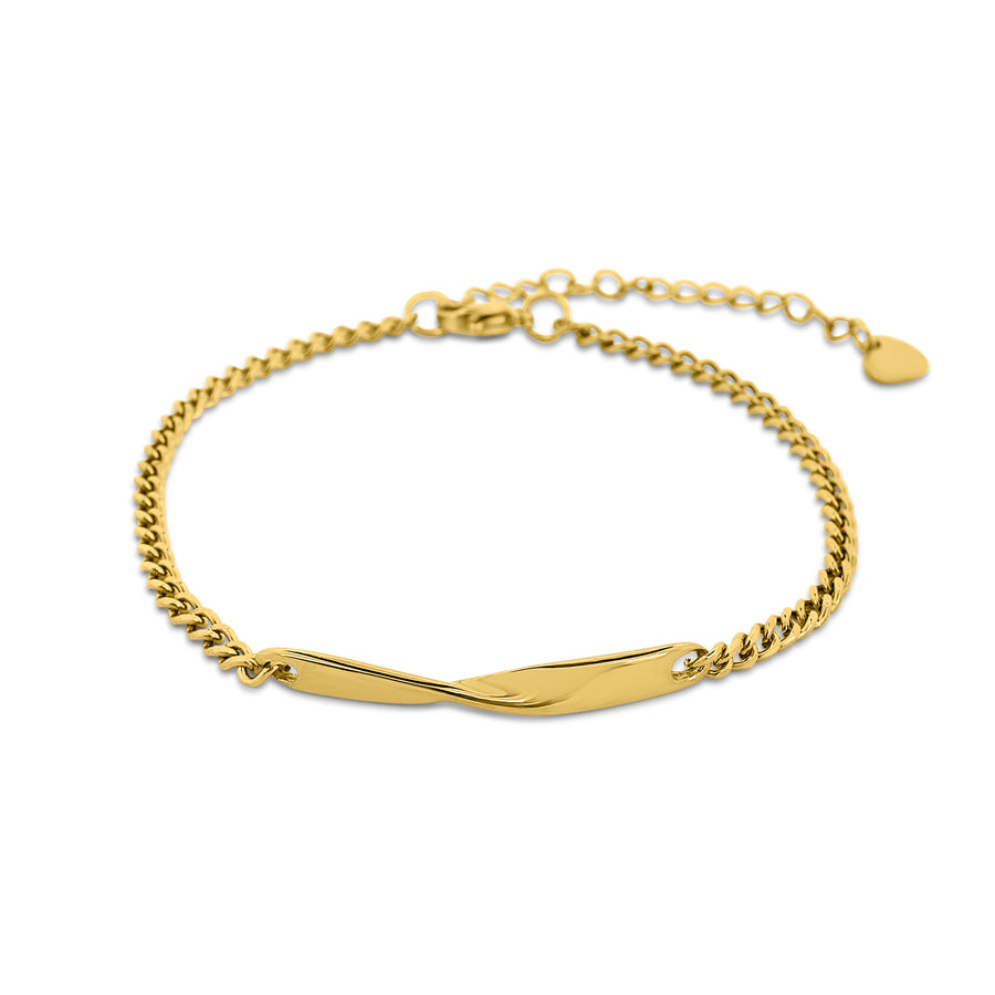 Wave Damen Gravur Armband