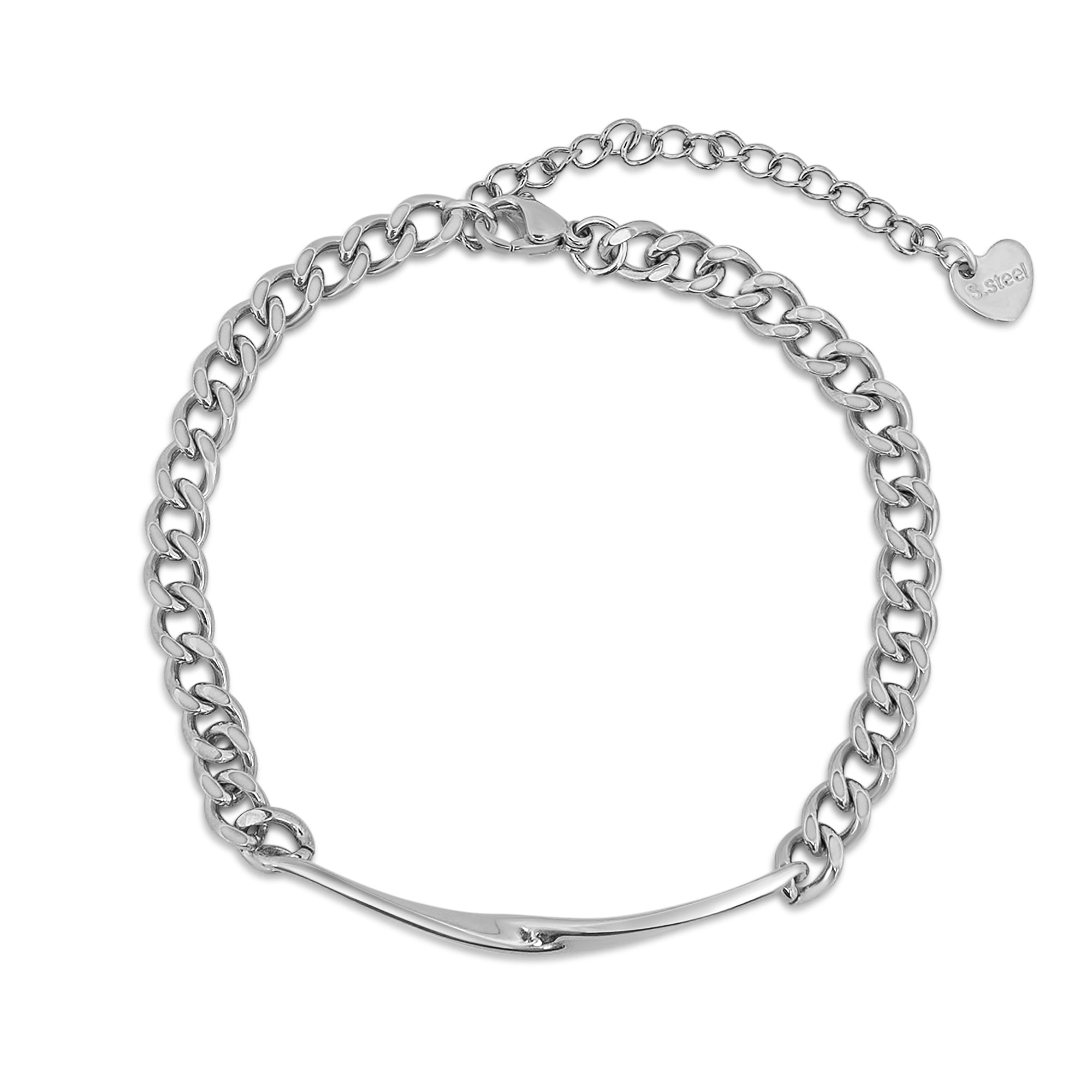 Wave Herren Gravur Armband