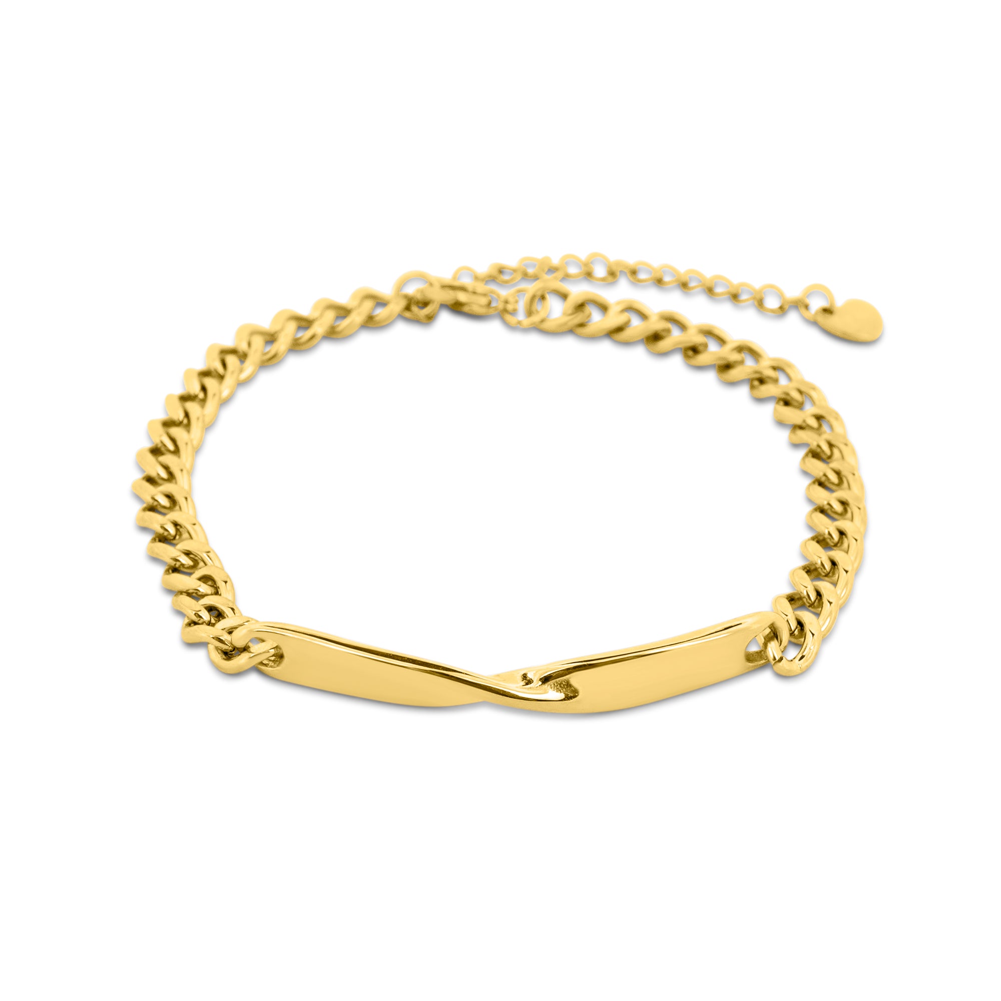 Wave Herren Gravur Armband