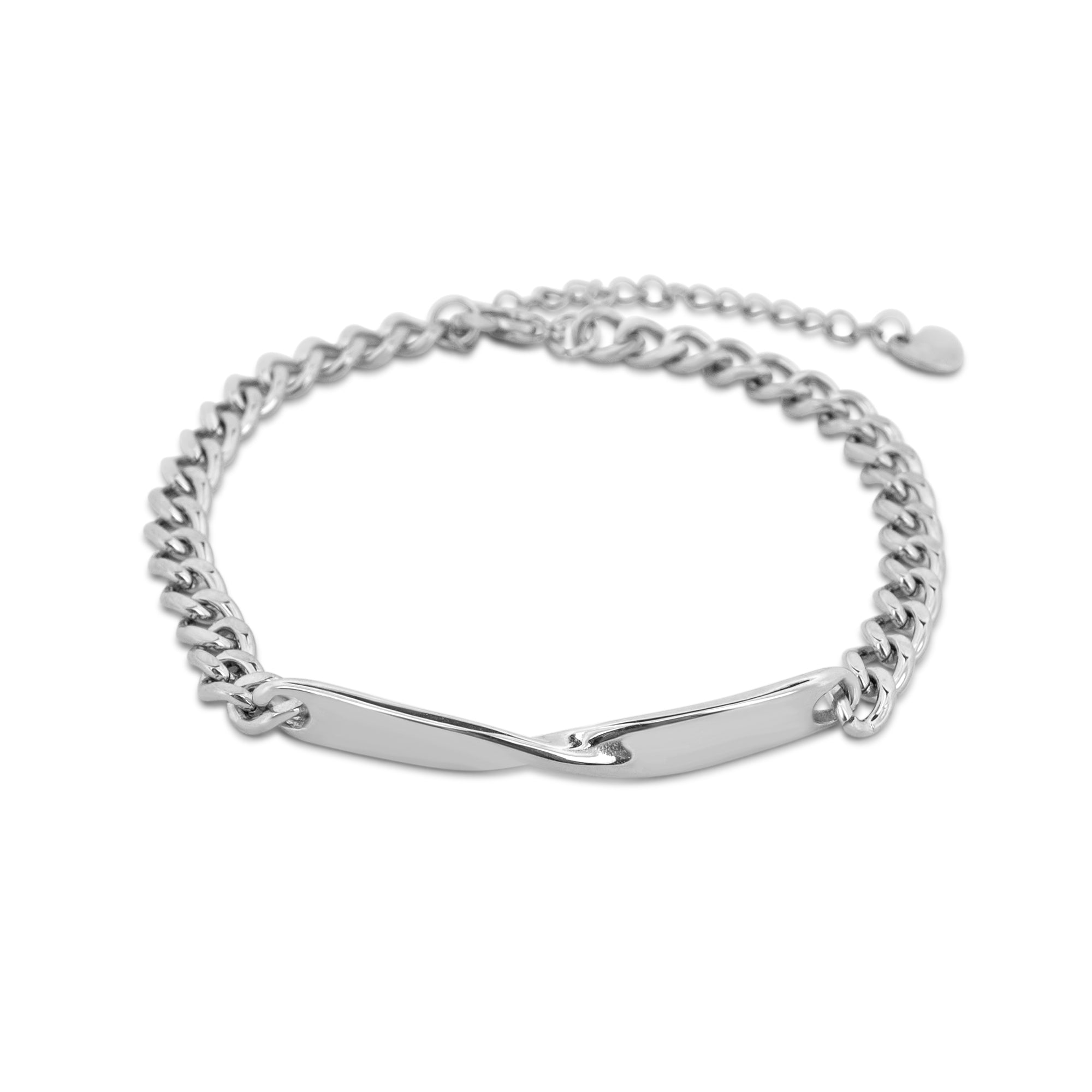 Wave Herren Gravur Armband