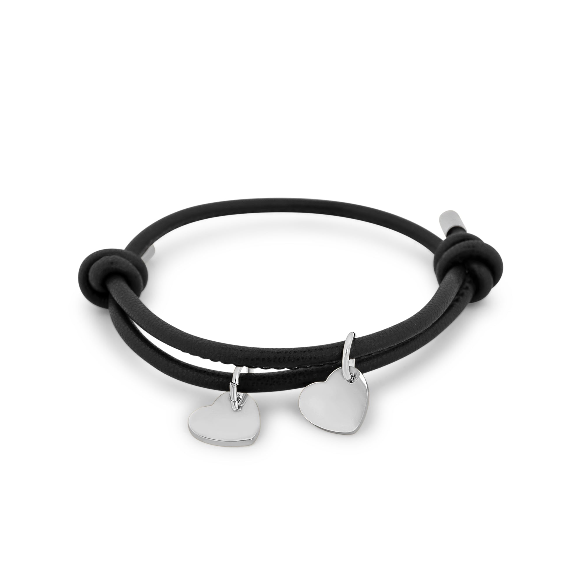 Cord Heart Gravur Armband