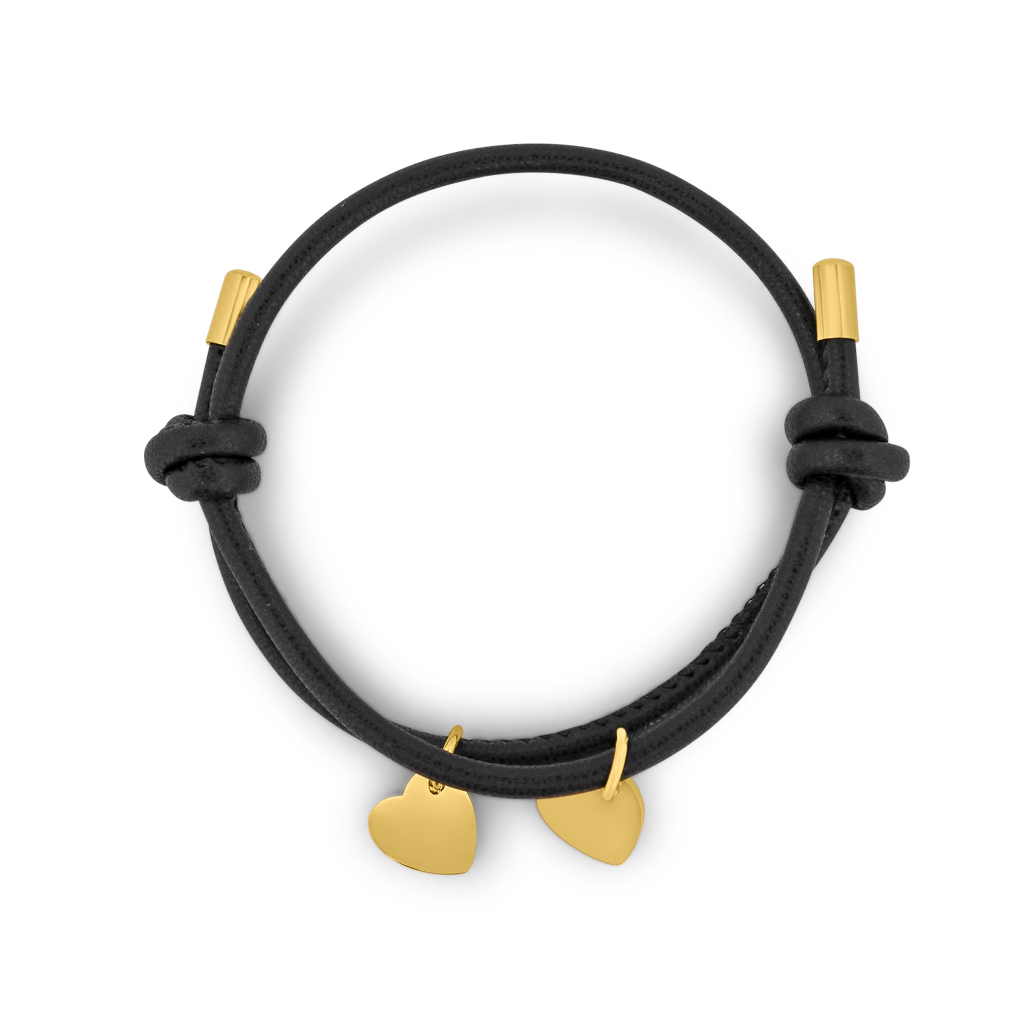 Cord Heart Gravur Armband