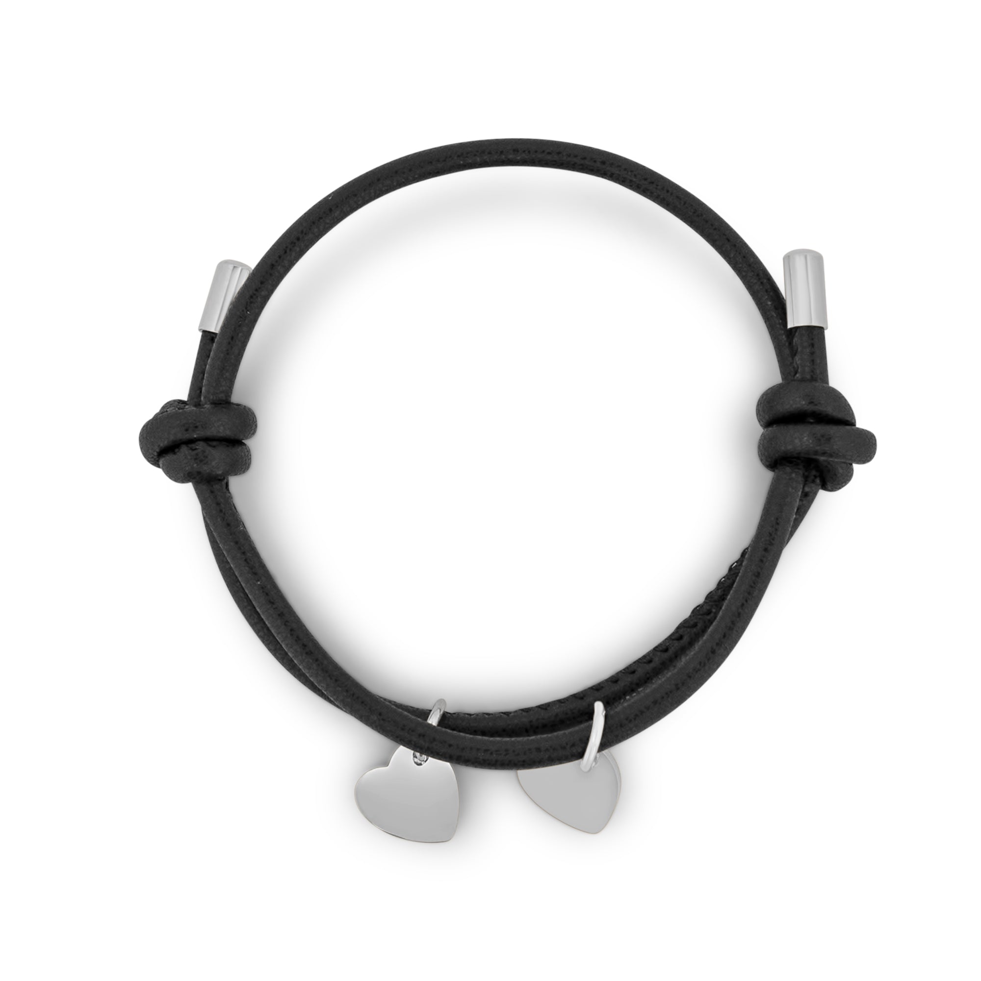 Cord Heart Gravur Armband