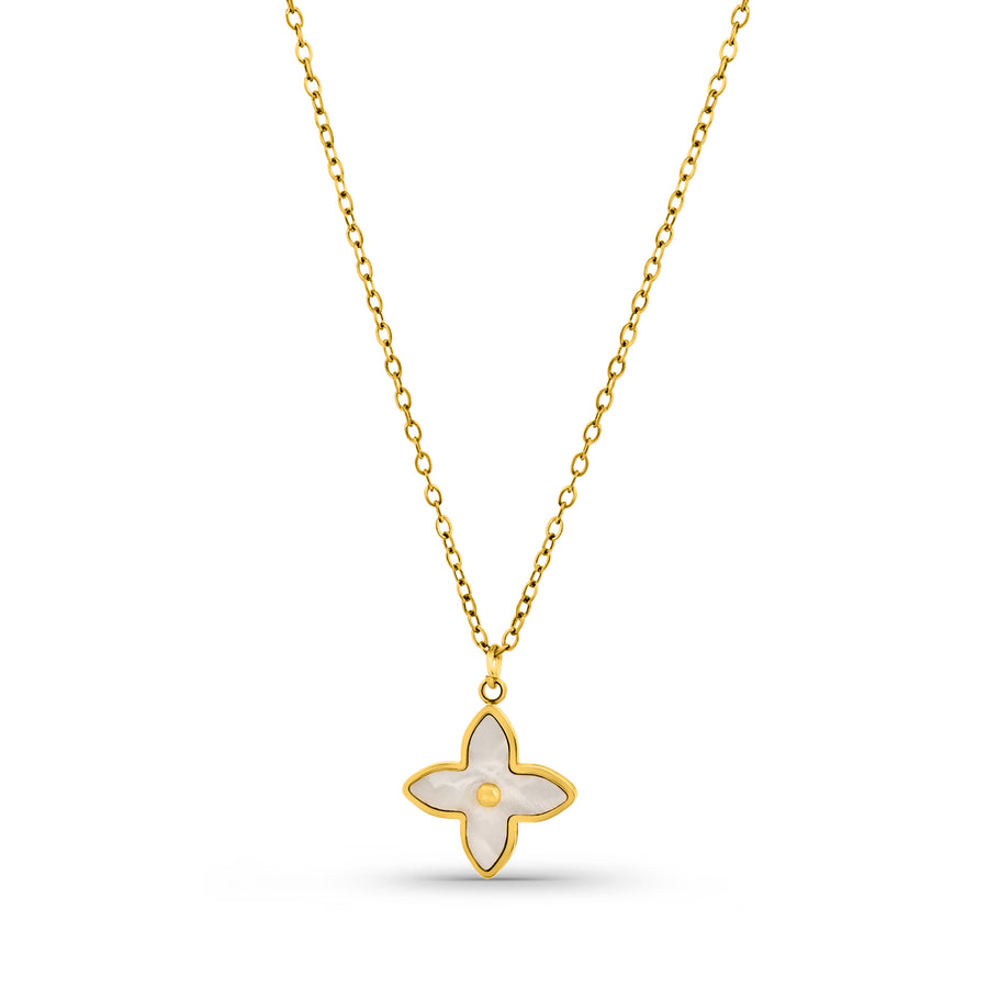 Collier Feuille Étoile
