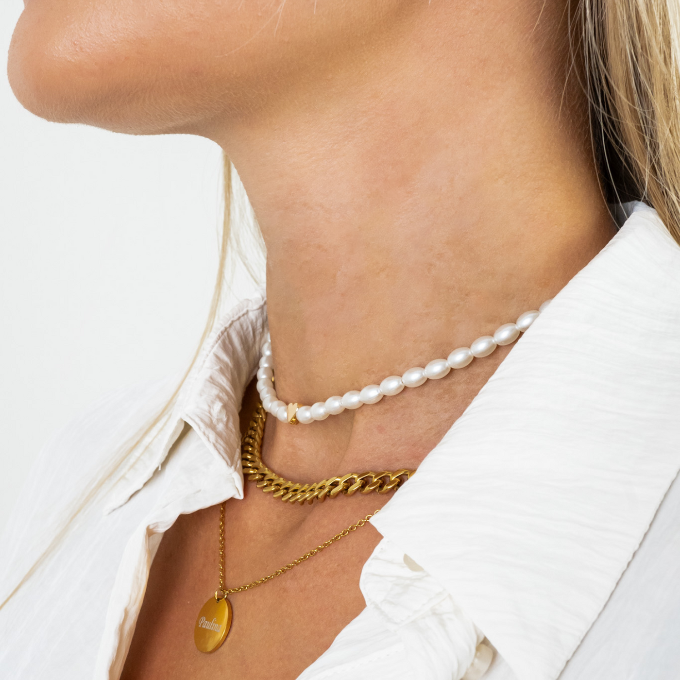 Halskette Pearly Heart