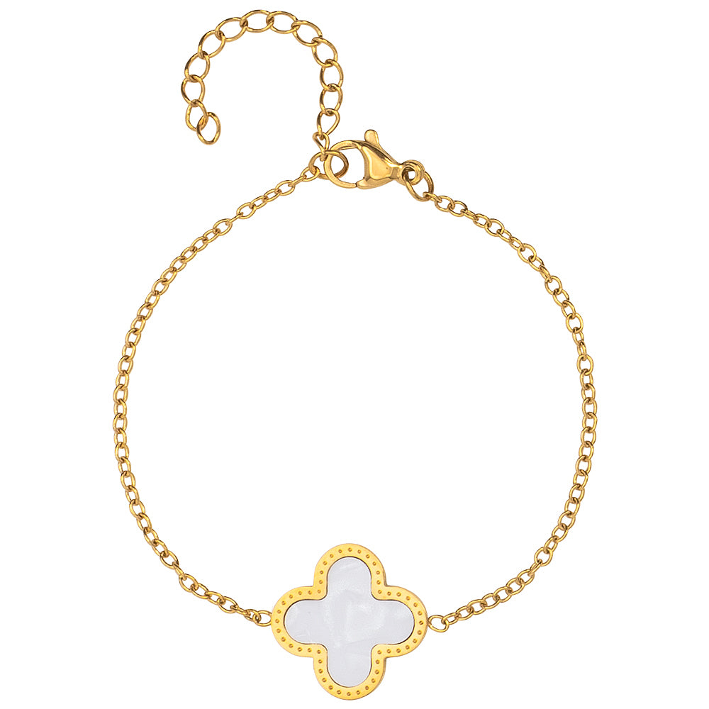 Shiny Clover bracelet