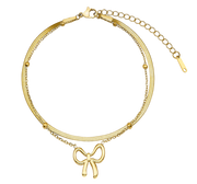 Ribbon Twist Fußkette