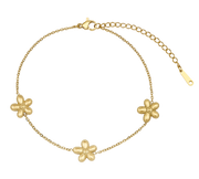 Essentiell Flower Fußkette