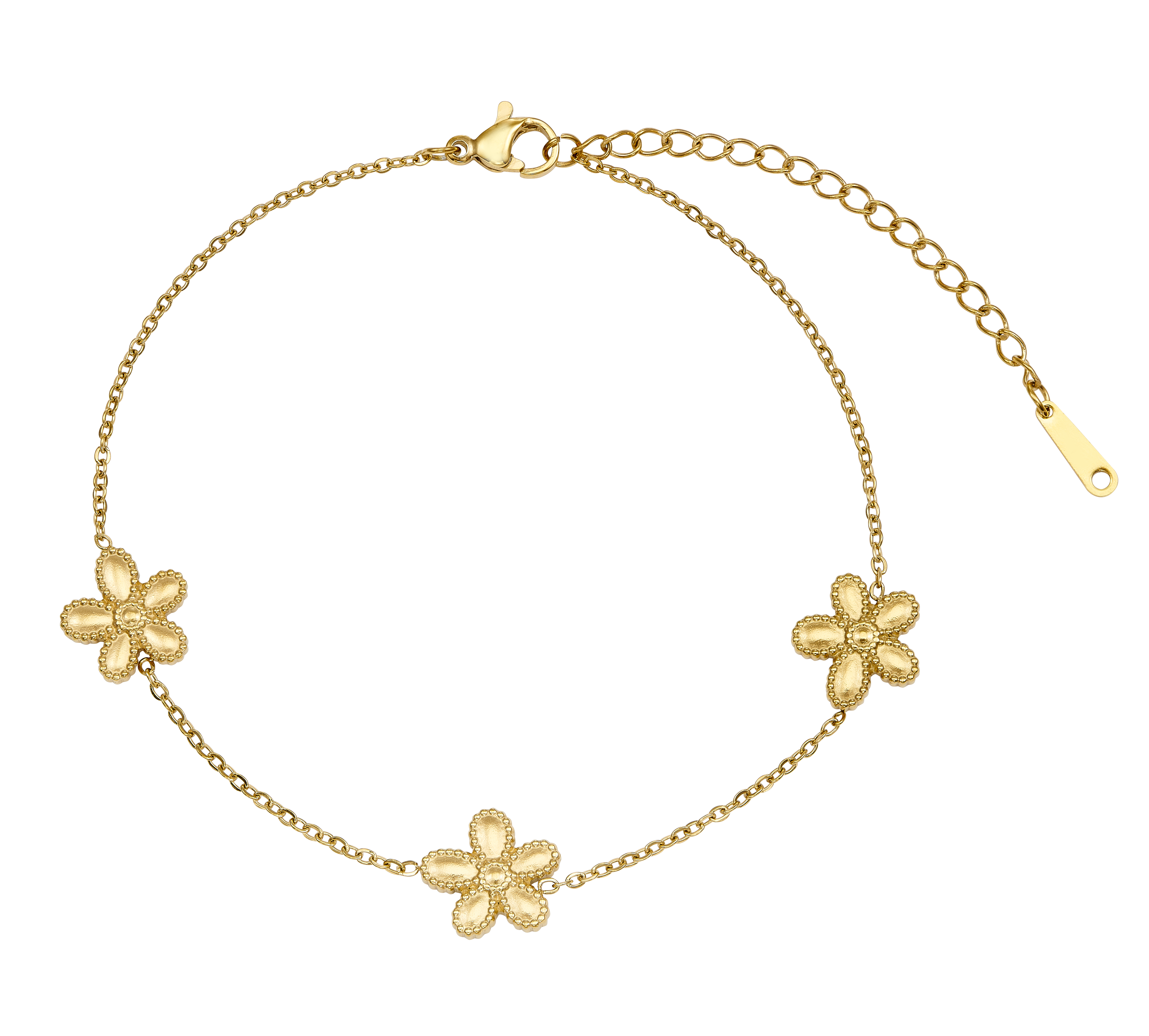 Essentiell Flower Fußkette