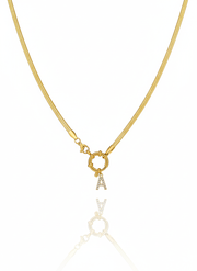 Schlangen Chocker mit Buchstabe Verschluss