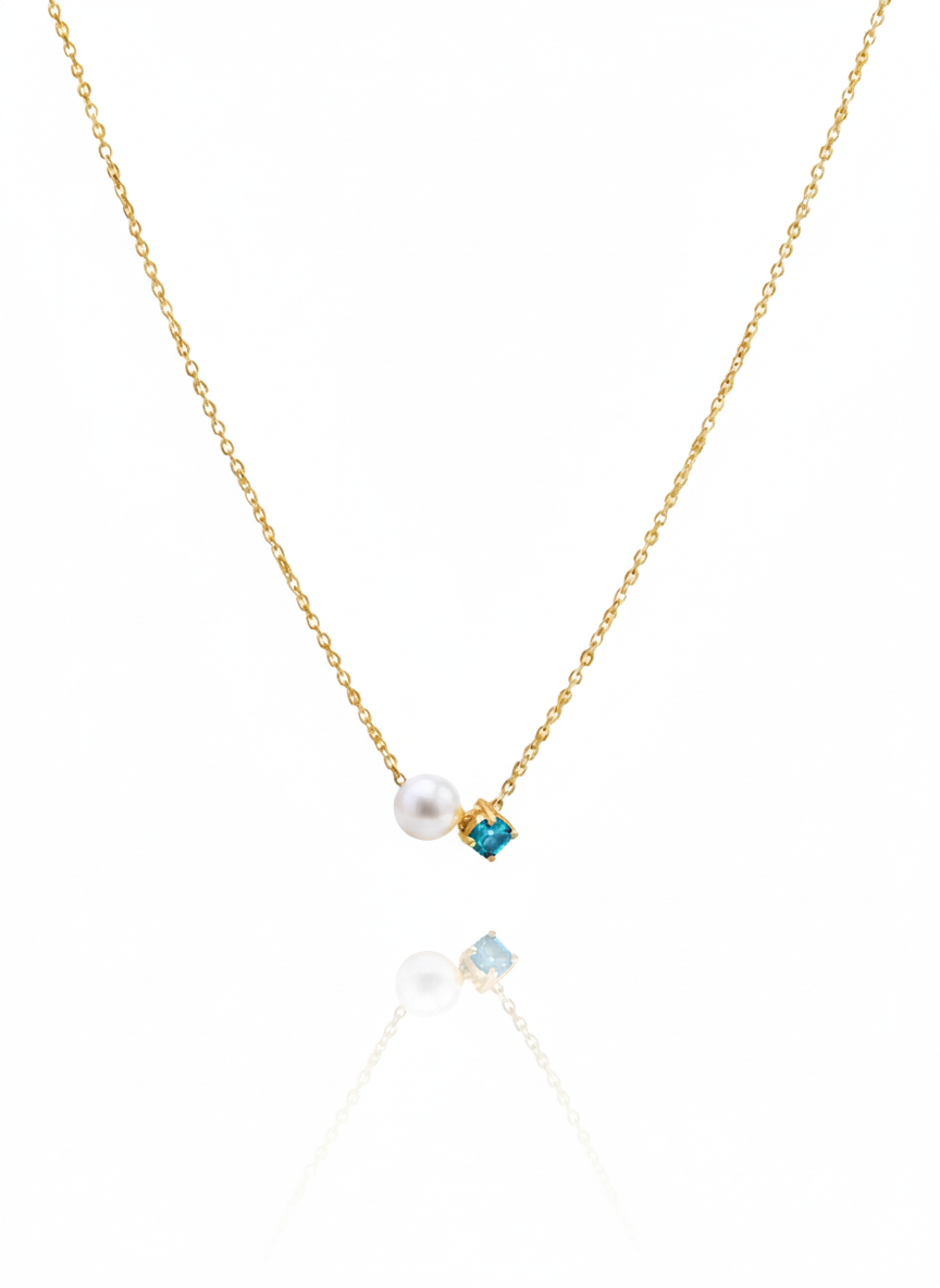 Birthstone Pearl Halskette