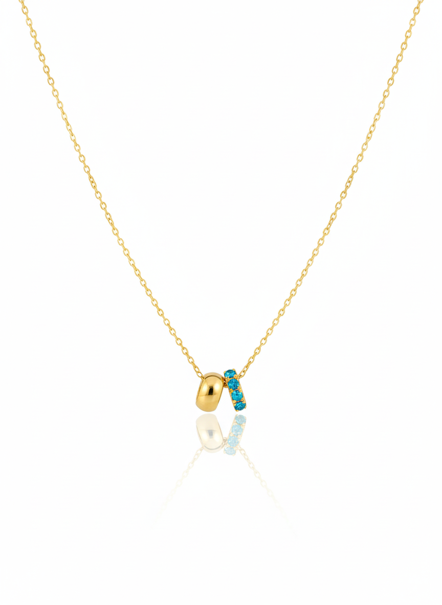 Birthstone Charm Halskette
