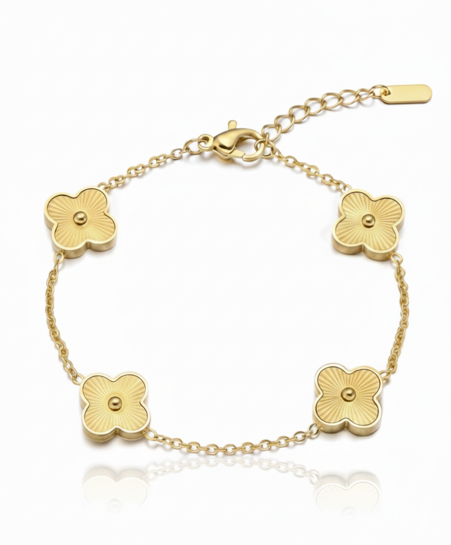 Golden Day Leaf Armband