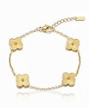 Golden Day Leaf Armband