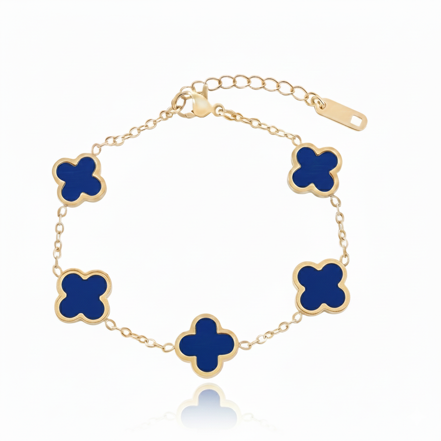 Dark Blue Multiple Leaf Armband