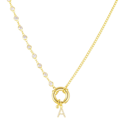 Zirconia Gourmet Mix with letter clasp