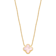 Pink Leaf Halskette