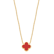 Red Leaf Halskette