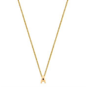 Tiny Letter Necklace