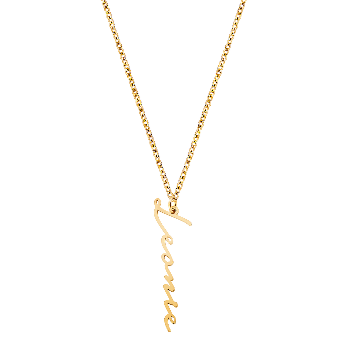 Collier prénom - version verticale Notera