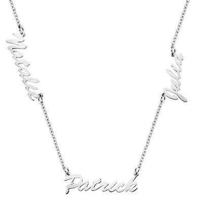 Name necklace with multiple names