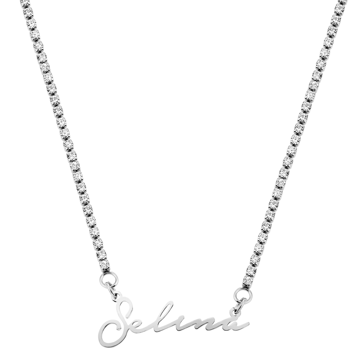Iced name necklace