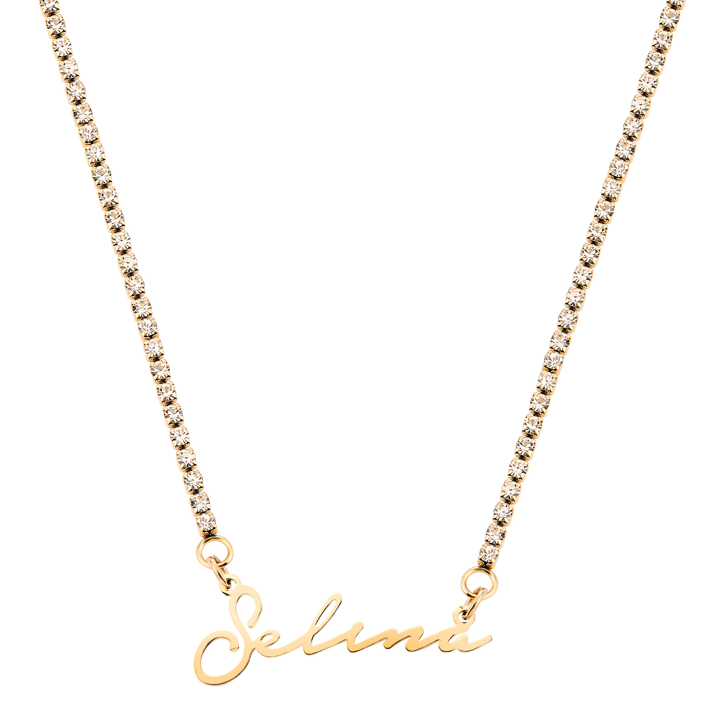 Iced name necklace