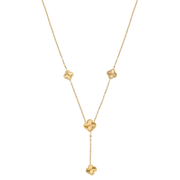 Golden Y-Leaf Halskette
