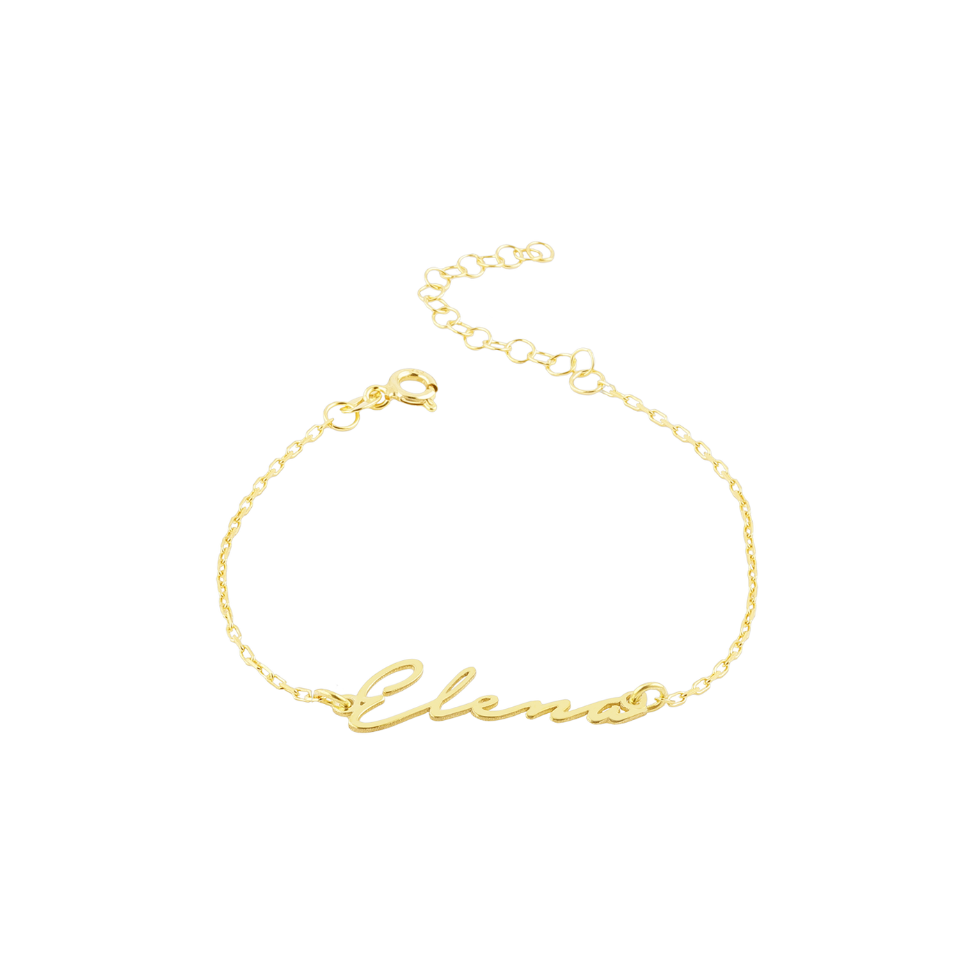 Ankle chain with name 925 silver - Notera variant