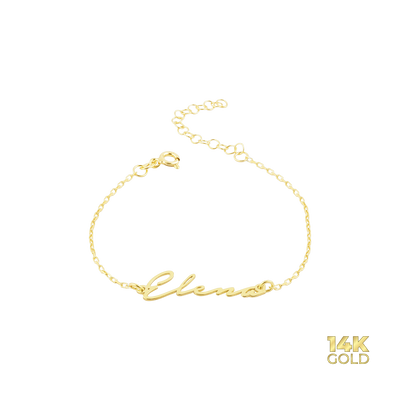 14K - 585er Gold Namensarmband - Var. Notera
