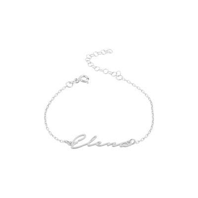 Ankle chain with name 925 silver - Notera variant