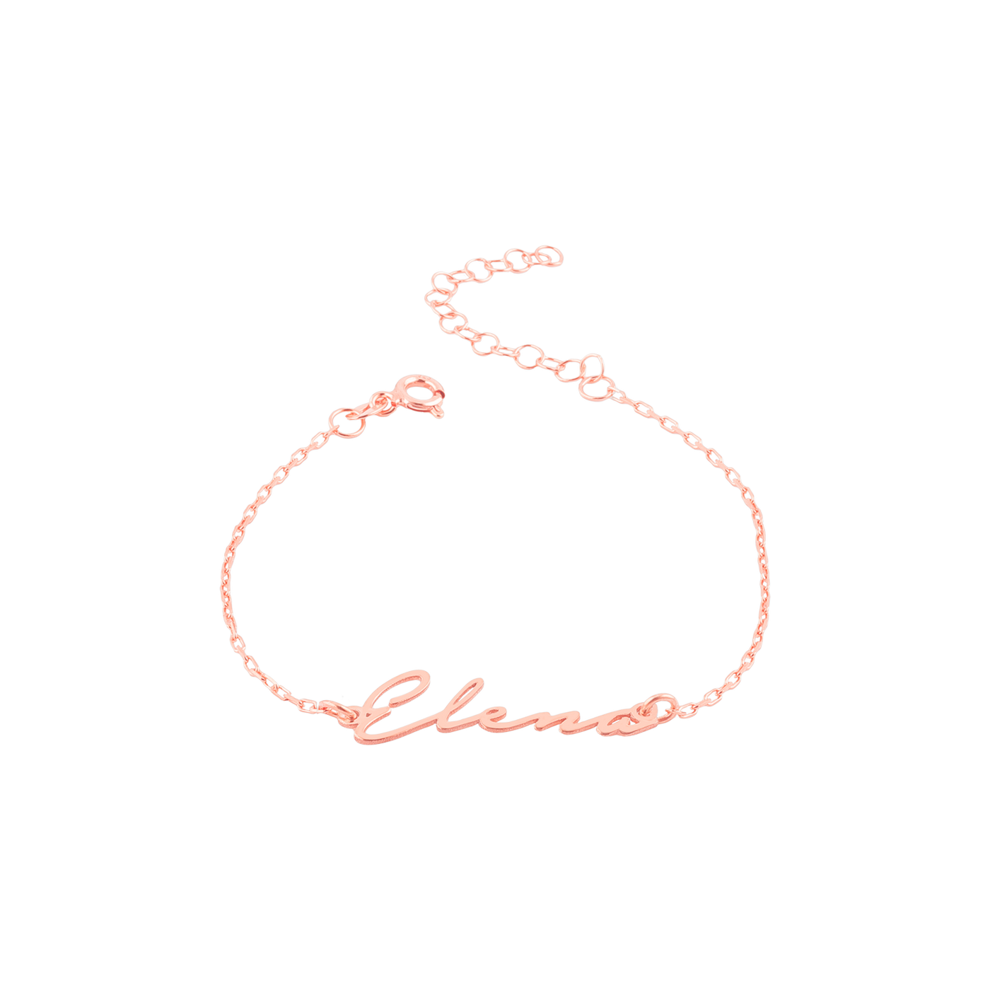 Ankle chain with name 925 silver - Notera variant