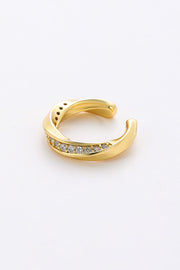 Boucle d'oreille élégante en zircone
