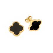 Black Leaf Ohrringe