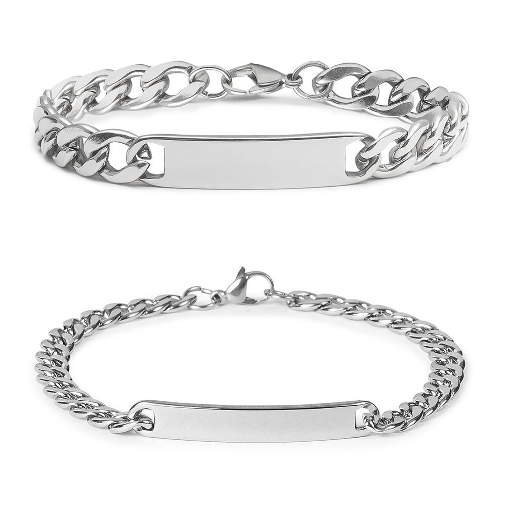 ID-Partnerarmband mit Gravur