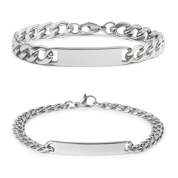ID-Partnerarmband mit Gravur