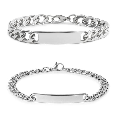 ID-Partnerarmband mit Gravur