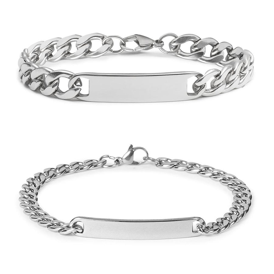 ID-Partnerarmband mit Gravur