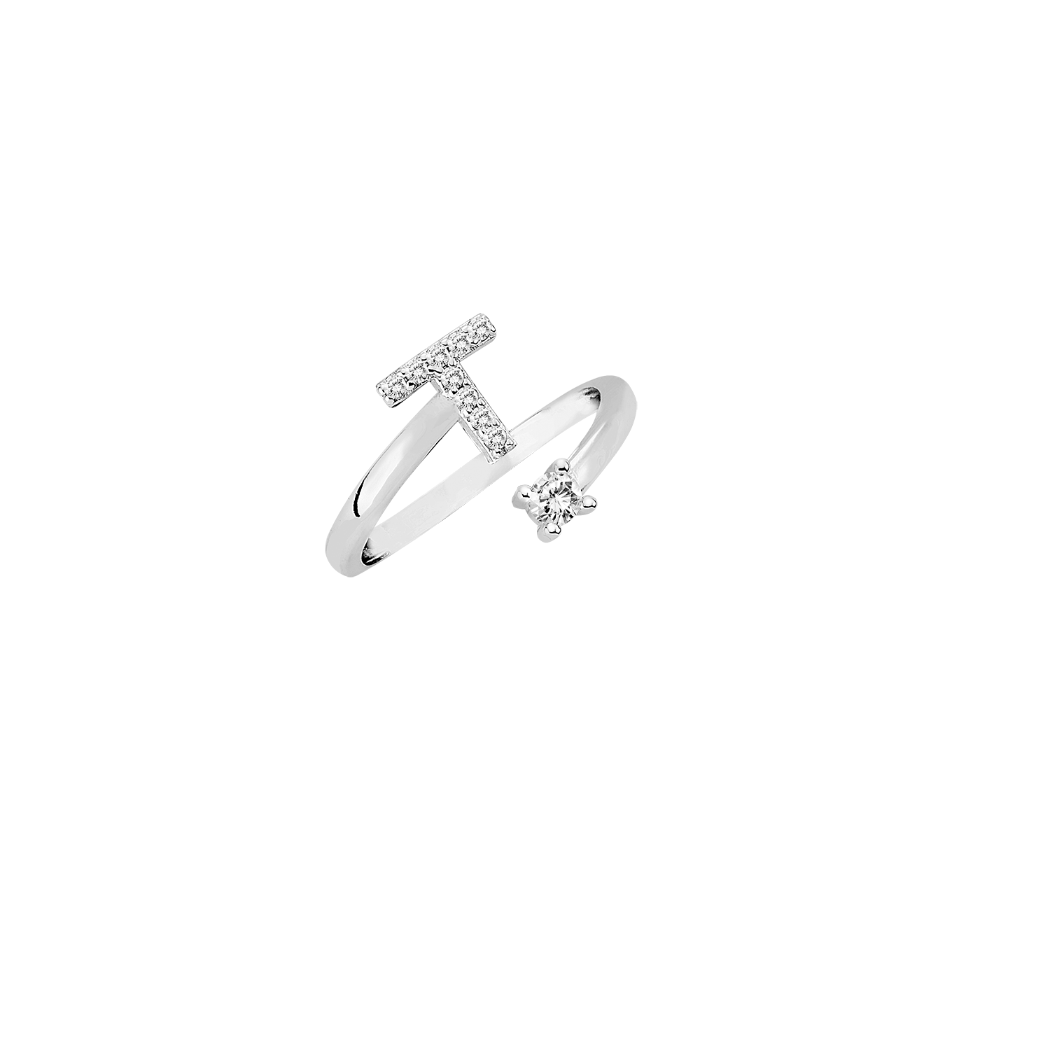 Ring Elegant mit Buchstabe