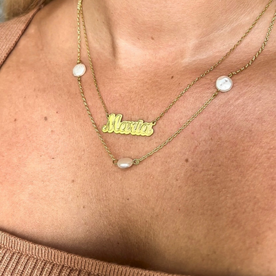Glace name necklace