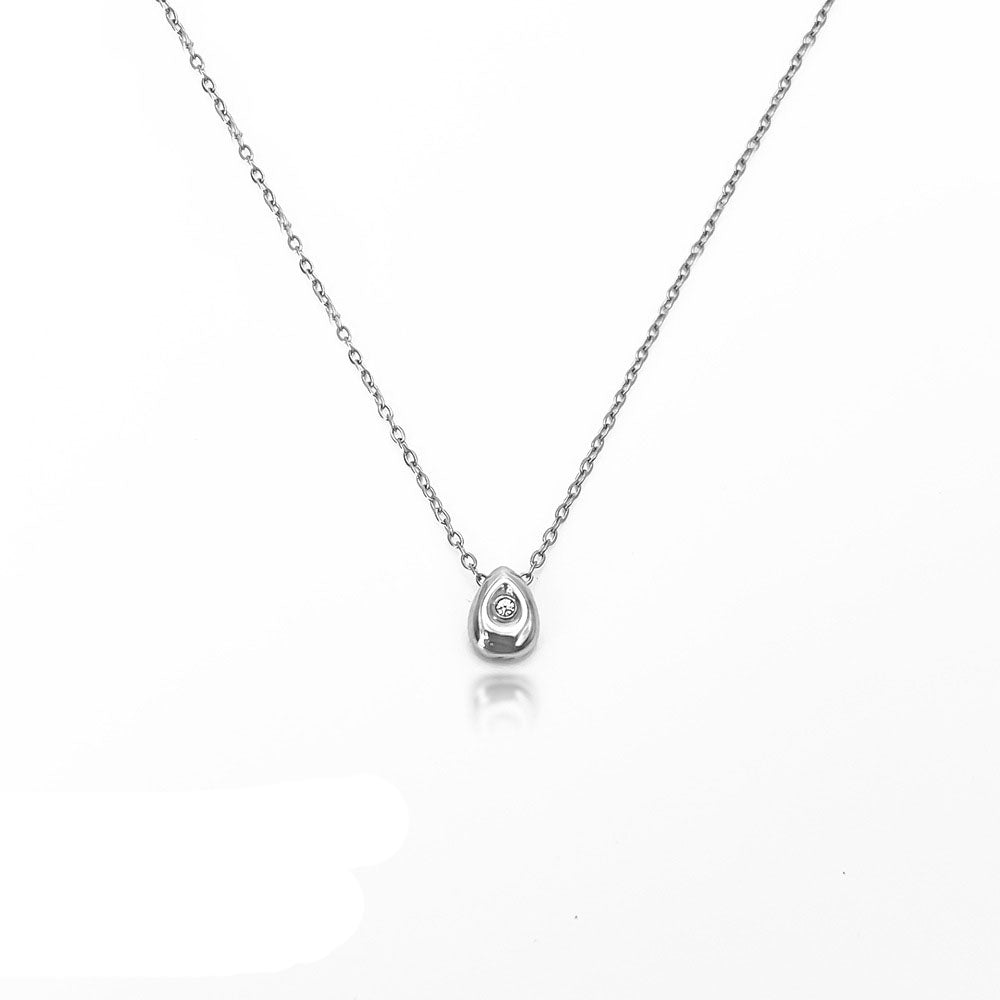 Drop Zirkonia Halskette